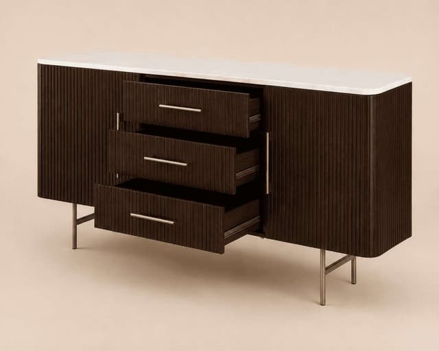 Ravello 2-Door 3-Drawer Cabinet — photo 1