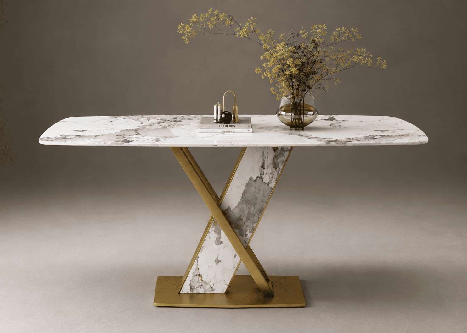 Pandora Cross-Base Dining Table