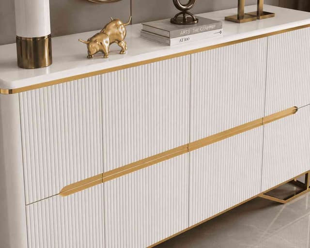 Luna Cream 4-Door Cabinet — photo 2