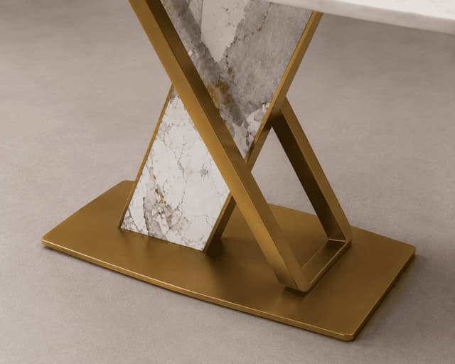 Pandora Cross-Base Dining Table — photo 2
