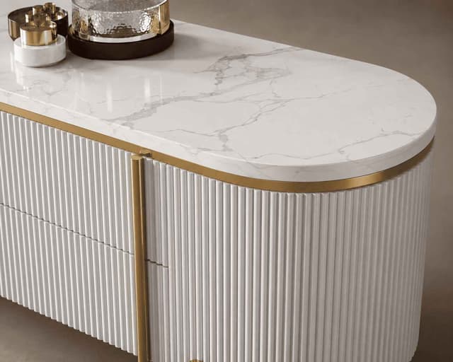 Elara Curved Luxury TV Cabinet — photo 1