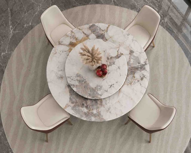 Pandora Round Turntable Dining Table — photo 3