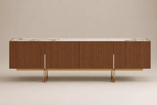 Arden Walnut Luxury TV Cabinet — photo 3