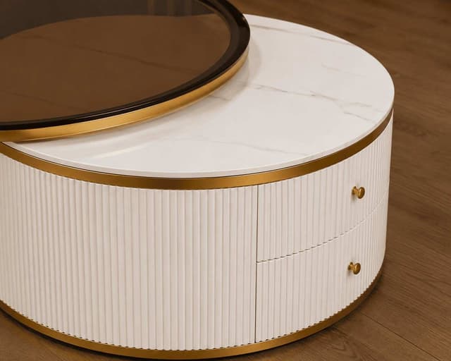 Celeste Round Coffee Table Set — photo 2