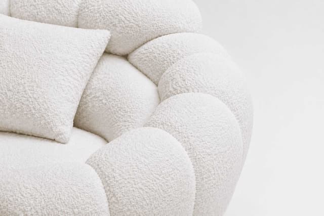 Luna Plush Swivel Armchair — photo 2