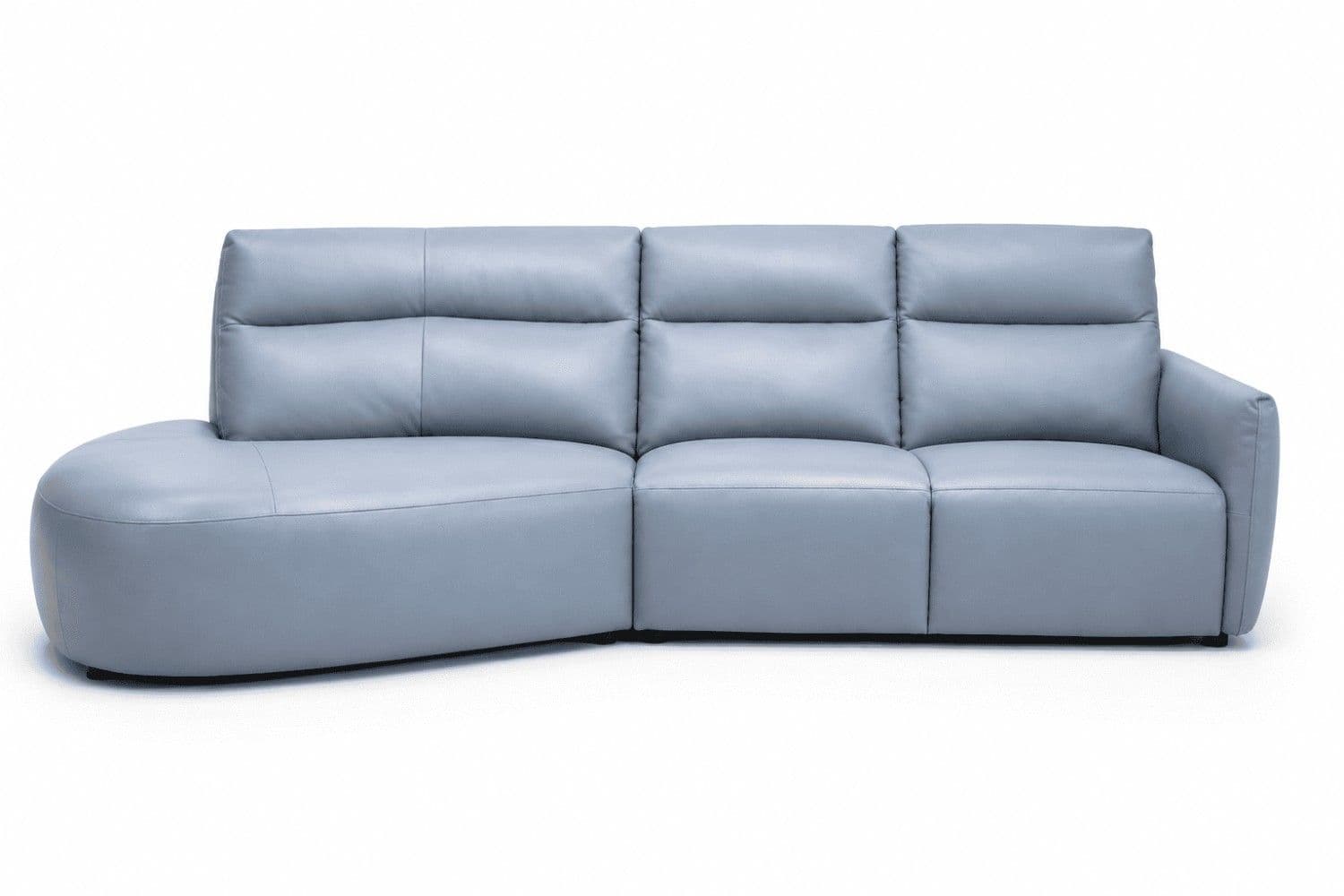 Verona Leather Sectional Sofa
