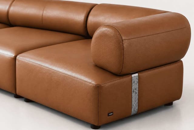 Grande Luxe 3-Seater Leather Sofa — photo 1