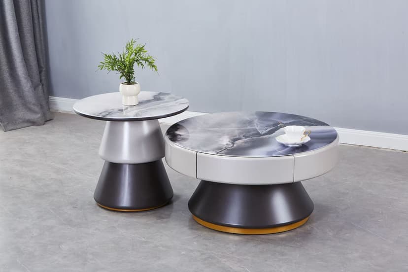 Orbit Round Nesting Coffee Table Set