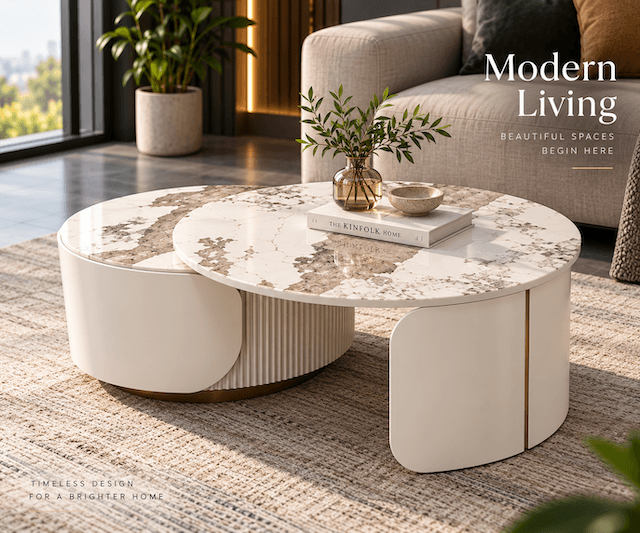 Carrara Sculptural Coffee Table