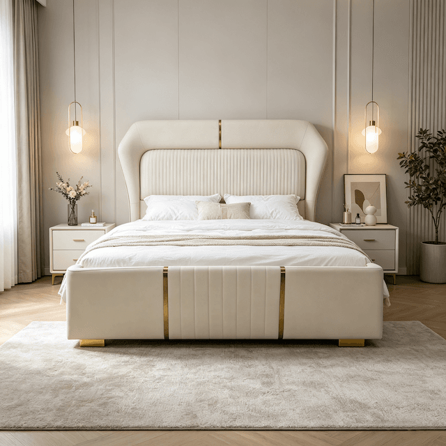 Aurelia Upholstered Bed Frame — photo 3