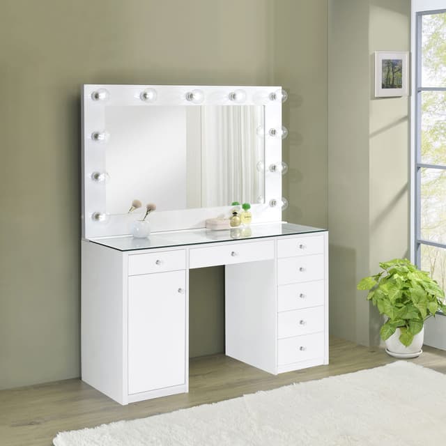 Acena Vanity Table and Mirror — photo 2