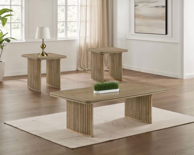 Adina Rectangular Coffee Table Set — photo 1
