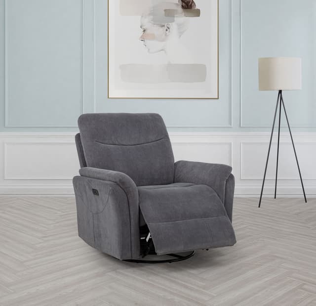 Adler Power Swivel Glider Recliner — photo 3