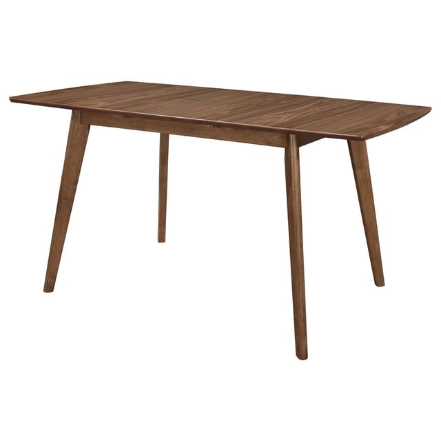 Alfredo 63-inch Extension Leaf Dining Table Natural Walnut — photo 3