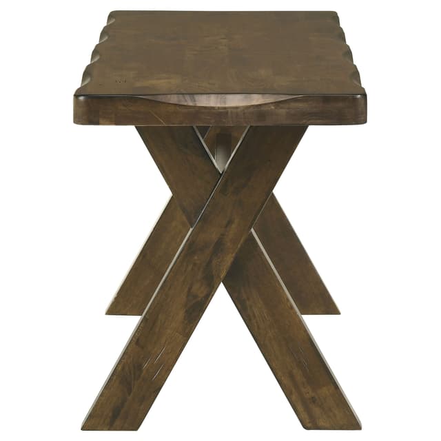 Alston 47-inch Solid Wood Dining Bench Knotty Nutmeg — photo 4