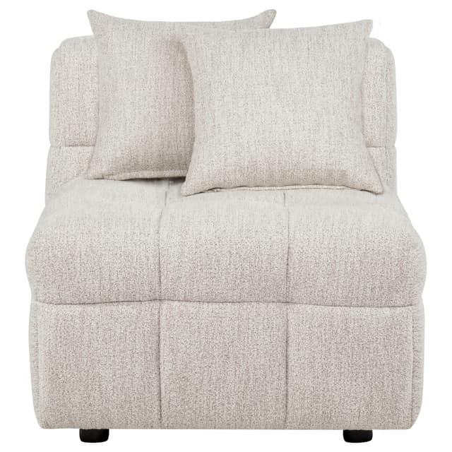 Amara Upholstered Armless Chair — photo 3