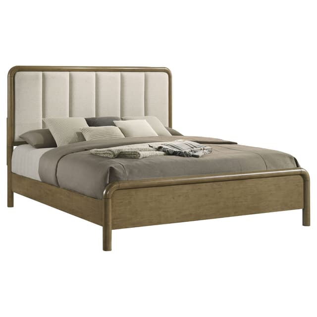 Amsbury 59-inch Upholstered Queen Bed Nutmeg — photo 3