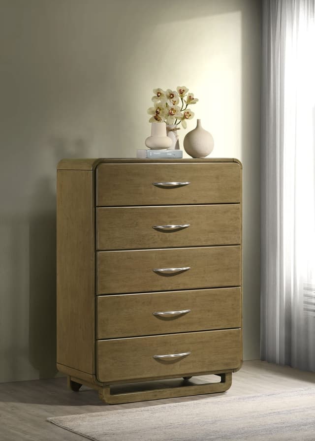 Amsbury 5-drawer Chest of Drawers Nutmeg — photo 2