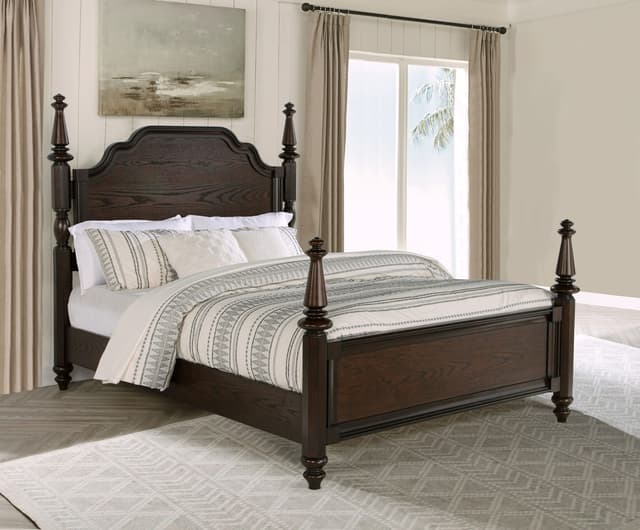Andover Wood Four-Poster Bed — photo 2