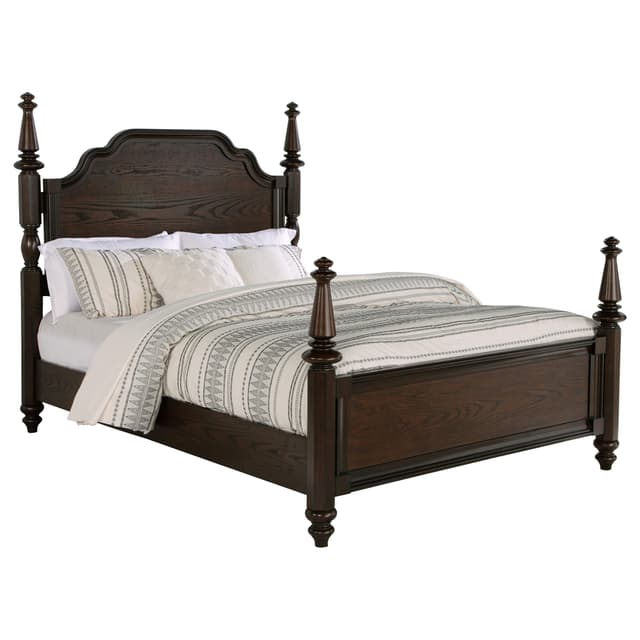 Andover Wood Four-Poster Bed — photo 3