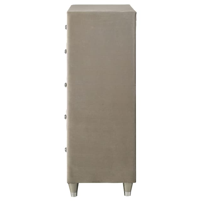 Antonella 5-drawer Bedroom Chest Ivory and Camel — photo 5