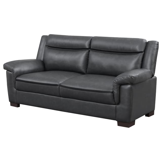 Arabella Upholstered Padded Arm Sofa Grey — photo 4