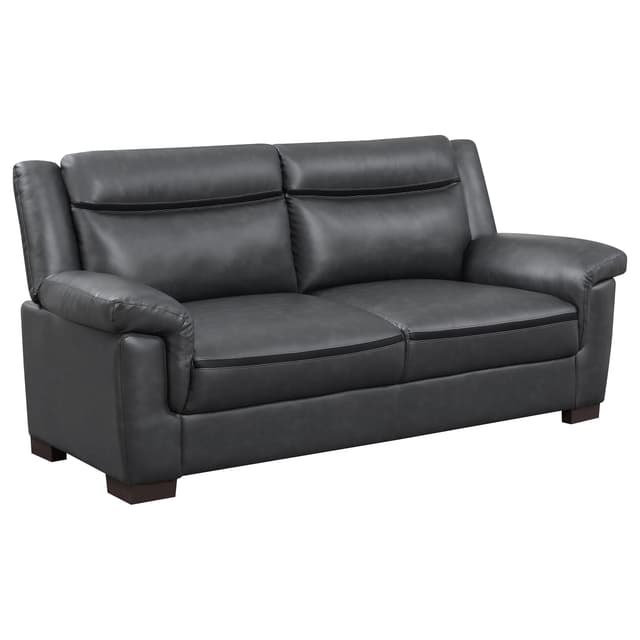 Arabella Upholstered Padded Arm Sofa Grey — photo 1