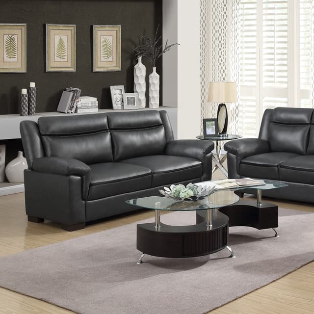 Arabella Upholstered Padded Arm Sofa Grey — photo 2