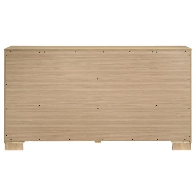 Arielle Bedroom Dresser with Mixed Hardware Light Oak — photo 5