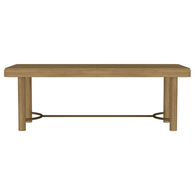 Arini 104-inch Extension Leaf Dining Table Sand Wash — photo 4