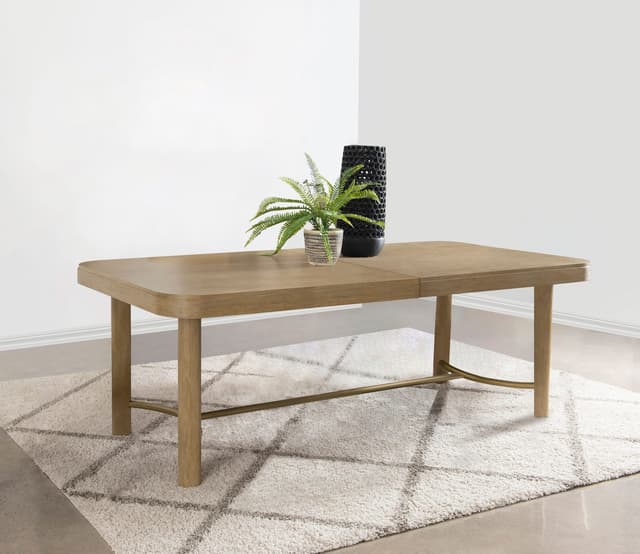 Arini 104-inch Extension Leaf Dining Table Sand Wash — photo 2