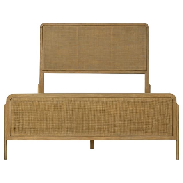 Arini Rattan Panel Bed — photo 3