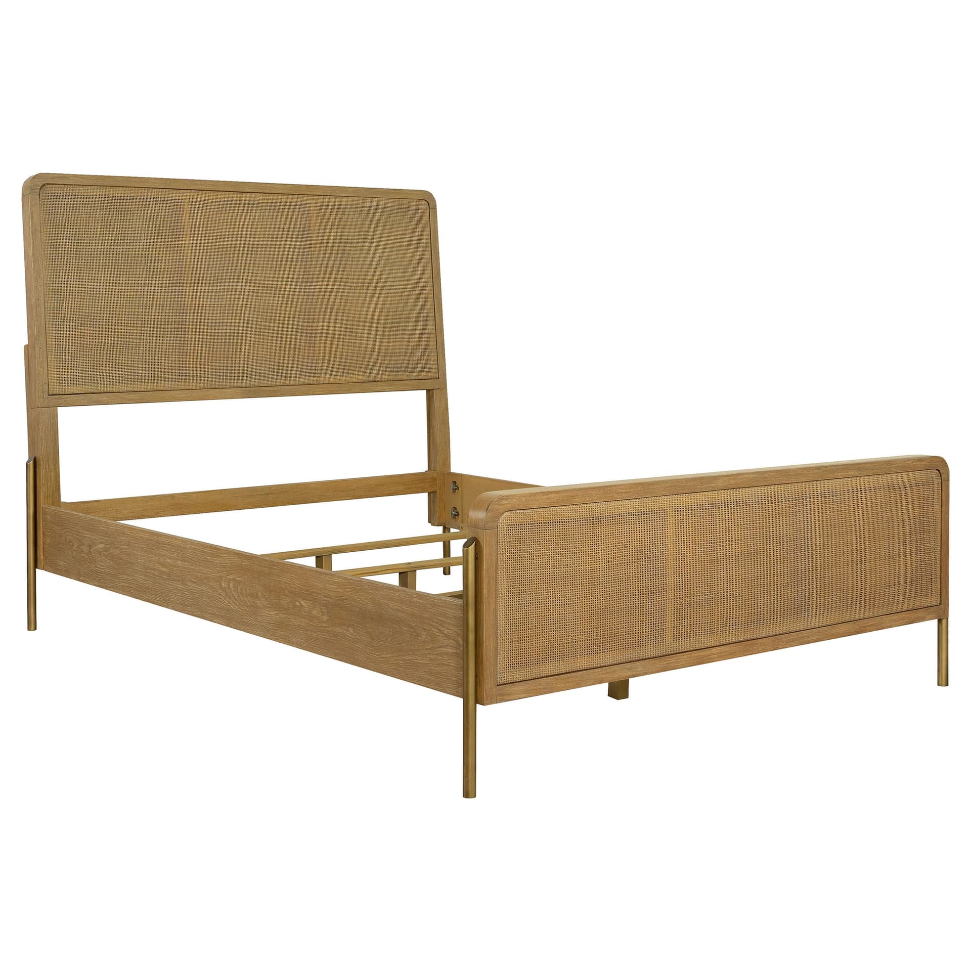 Arini Rattan Panel Bed