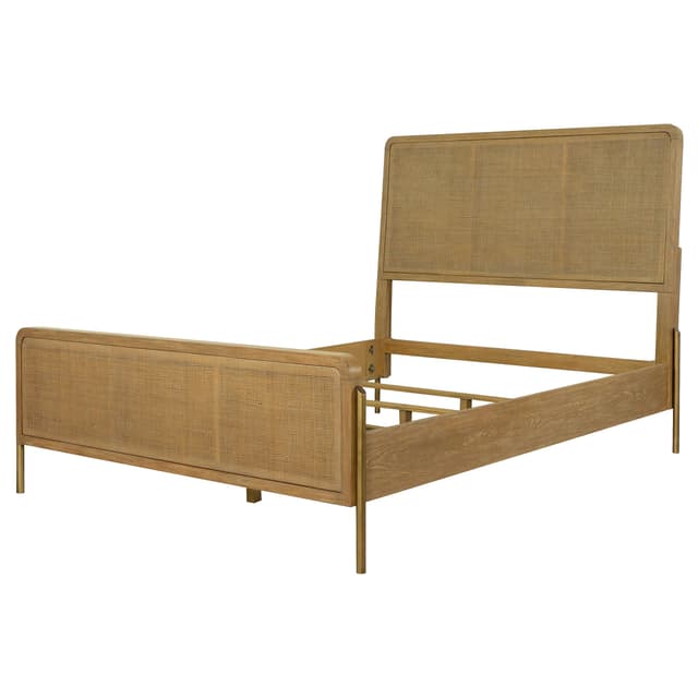 Arini Rattan Panel Bed — photo 4