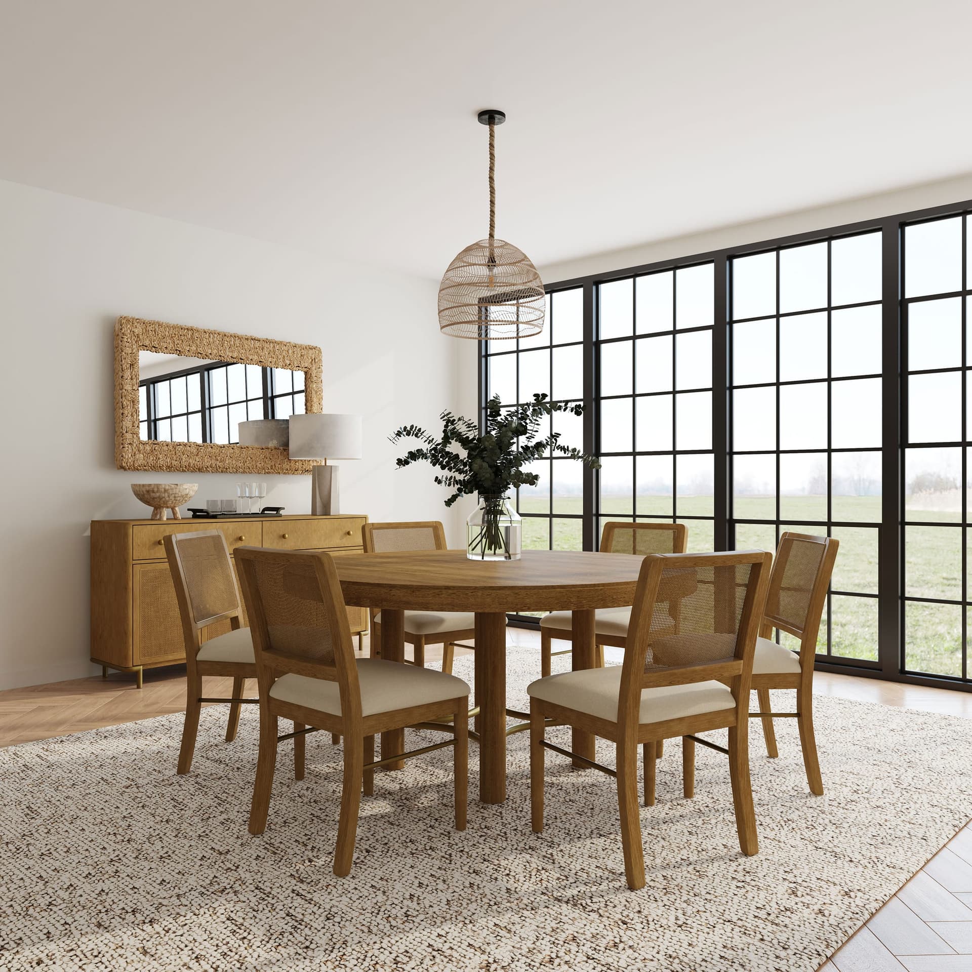 Arini Round Dining Set
