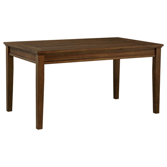 Atwood Rectangular Wood Dining Table Warm Brown — photo 1