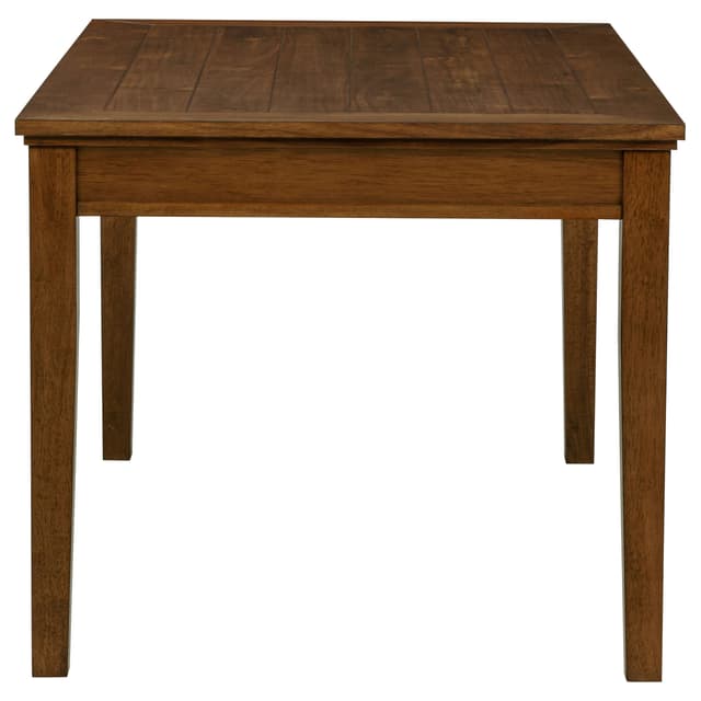 Atwood Rectangular Wood Dining Table Warm Brown — photo 4