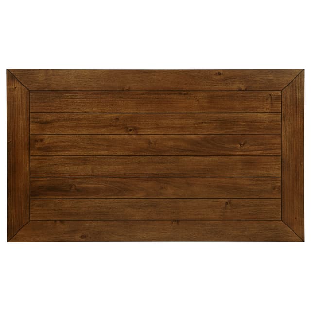 Atwood Rectangular Wood Dining Table Warm Brown — photo 5