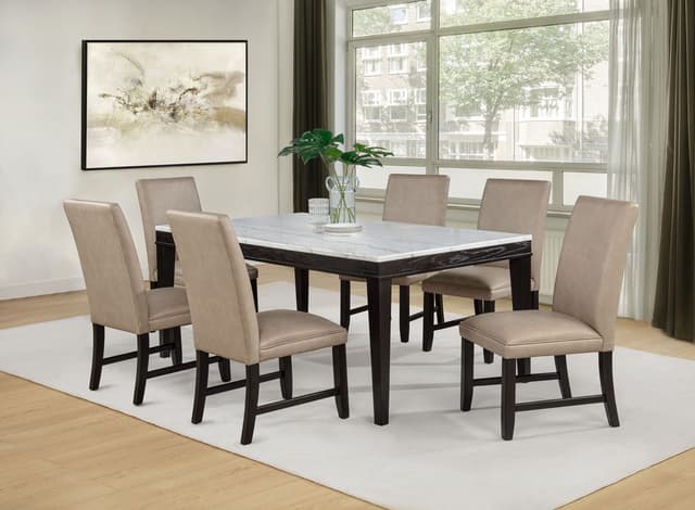 Averill Marble Top Dining Set — photo 1