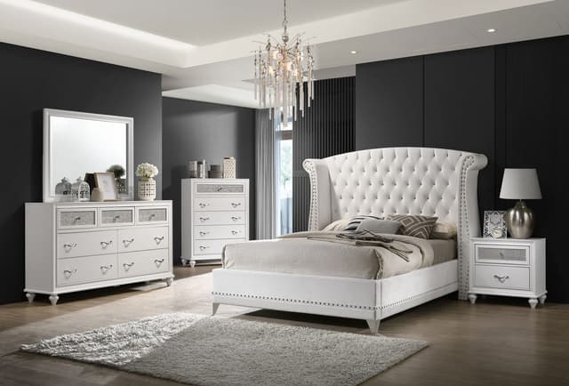 Barzini Bedroom Set (Upholstered Bed) — photo 1