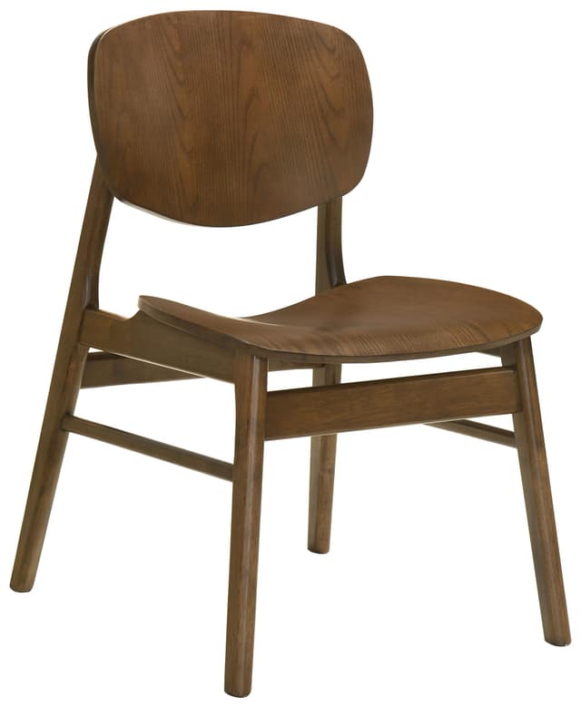 Benford Dining Side Chair Wood Seat Dark Brown (Set of 2) — photo 3