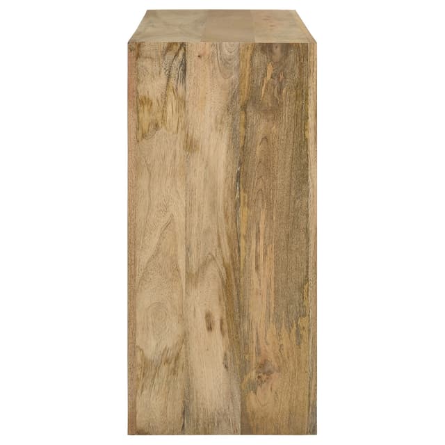 Benton Rectangular Solid Wood Sofa Console Table Natural — photo 4
