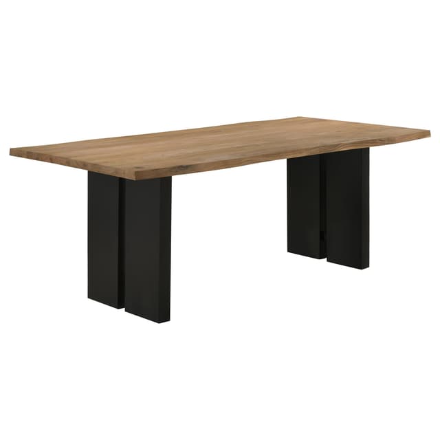 Bradshaw 80-inch Live Edge Wood Dining Table Natural Acacia — photo 1