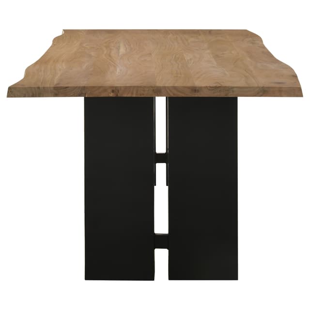 Bradshaw 80-inch Live Edge Wood Dining Table Natural Acacia — photo 4