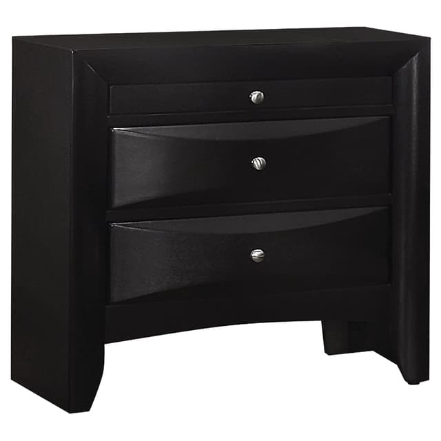 Briana 2-drawer Nightstand Black — photo 1