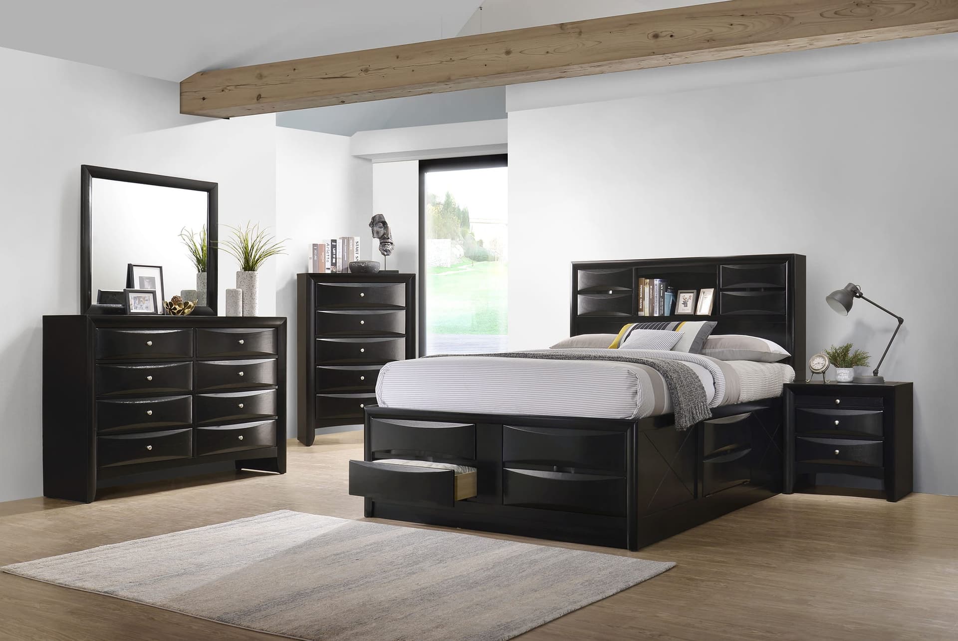 Briana Bedroom Set (Storage Bed)