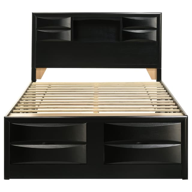 Briana Wood Bookcase Storage Bed — photo 4