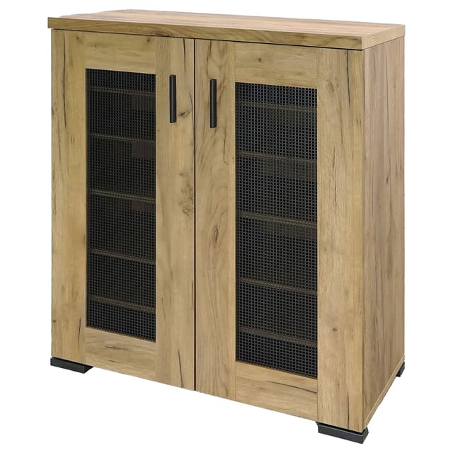 Bristol 6-shelf Engineered Wood Shoe Cabinet Golden Oak — photo 5