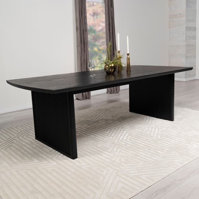 Brookmead 100-inch Extension Leaf Dining Table Black — photo 2