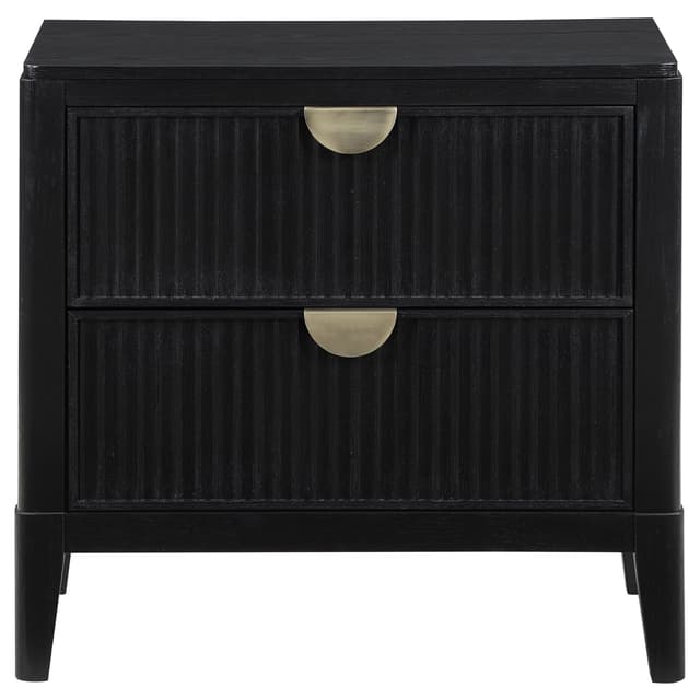 Brookmead 2-drawer Nightstand Black — photo 3
